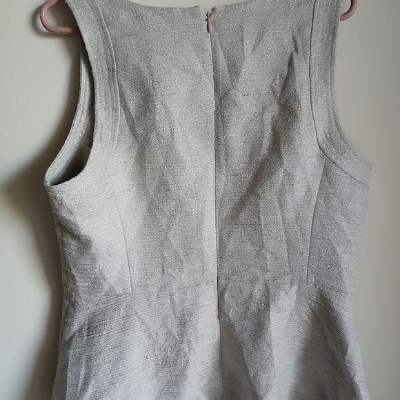 NWT Banana Republic Beige Peplum Top Size 14 Sleeveless - Picture 6 of 10